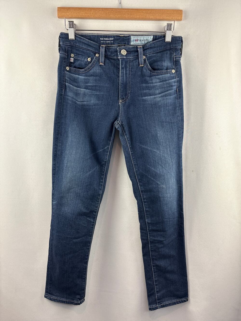 Women’s AG-ED Size 26 Dark Wash Blue Skinny Jeans